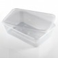 650ml Plastic Microwaveable Containers