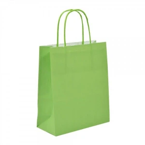 Lime Green Paper Bag