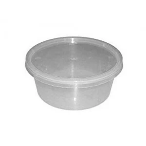 12oz Round Clear Plastic Microwave Containers